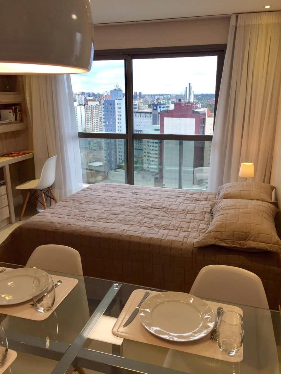 Estudio Moderno Com Linda Vista Para A Serra Curitiba Exteriör bild